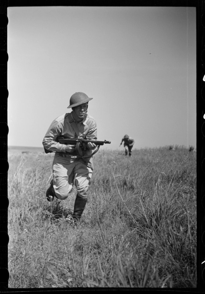 Fort Riley, Kansas. Soldiers of a mechanized reconnaissanc…