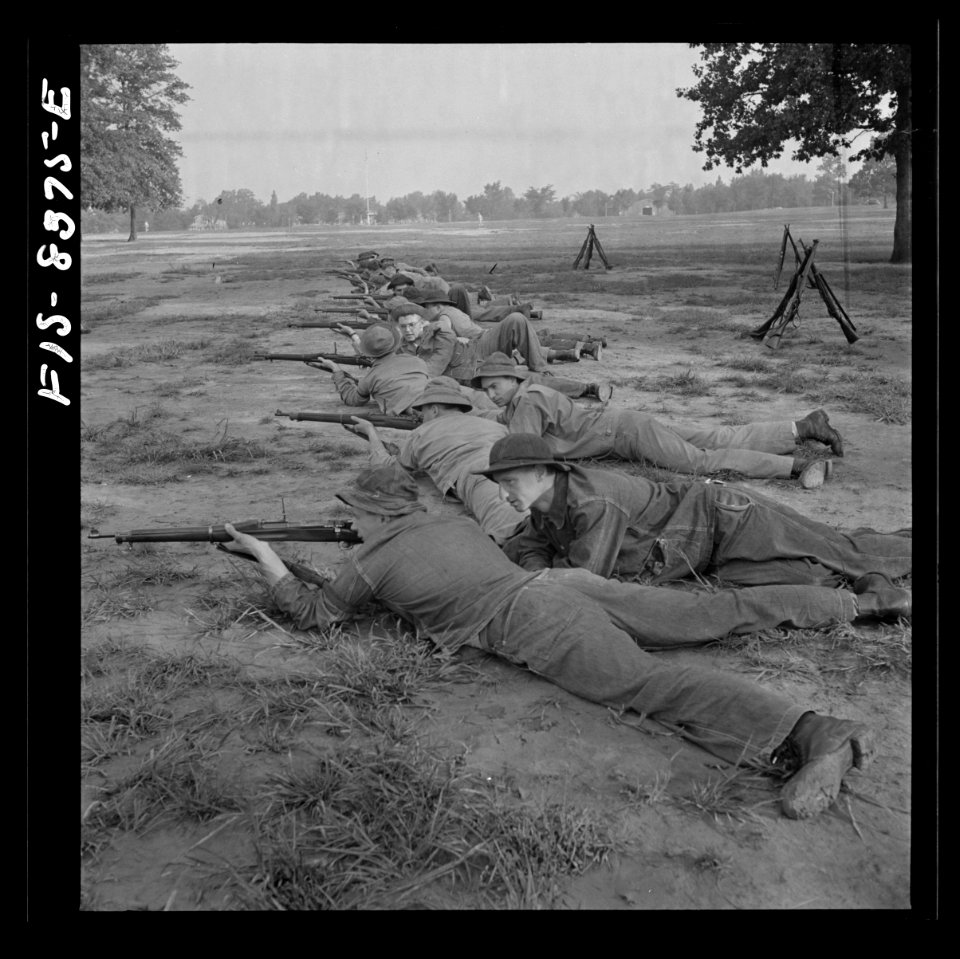 Fort Belvoir, Virginia. Sergeant George Camblair at a mark…