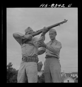Fort Belvoir, Virginia. Sergeant George Camblair getting i…