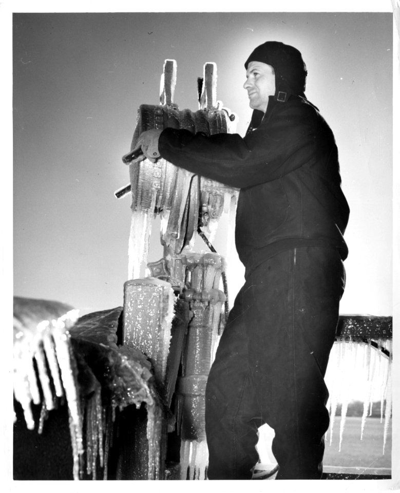 Coast Guardsman James A. Emery, of San Francisco, standing…