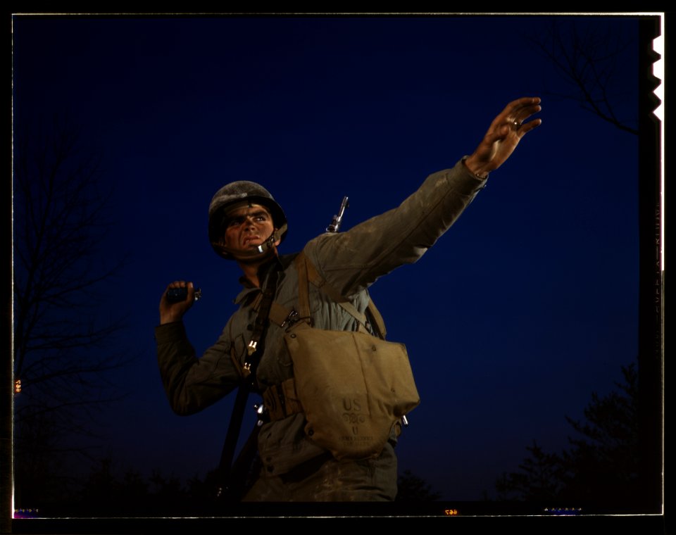 Fort Belvoir, Virginia. Grenade throwers. A package for Hi…
