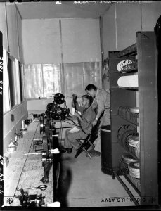 SC 190538 - Editorial Room, New Lab Bldg., 4th Sig Photo L…