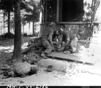 SC 190576 - Shown here are American medics from the [censo… photo