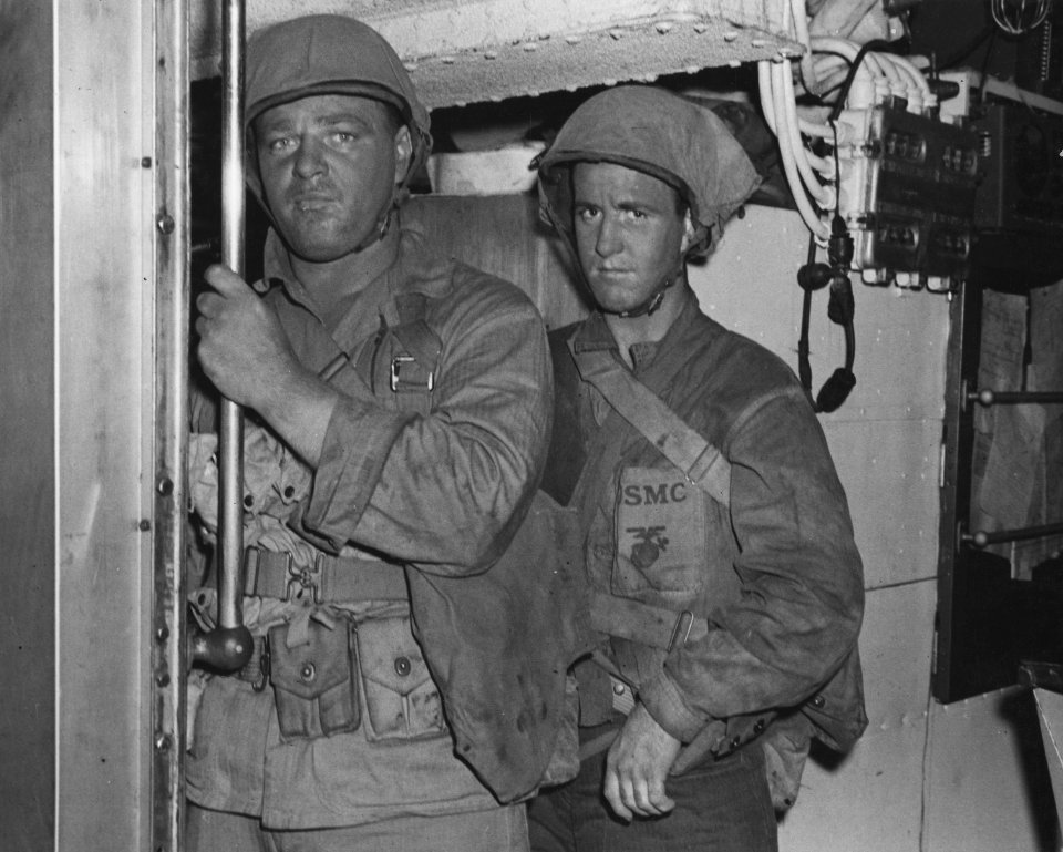 U.S. Raid on Makin Island, August 1942. Marine Commandos o…