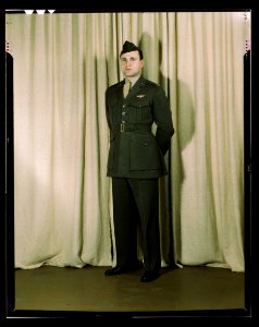 Portrait of a Marine Corps Major in winter uniform.