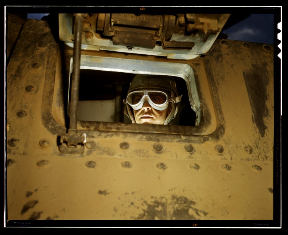 Tank driver at Ft. Knox, Ky., June, 1942.