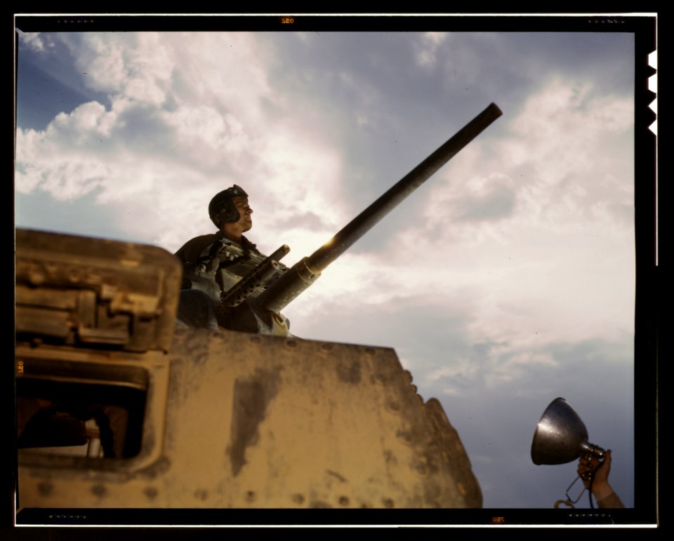 Tank commander, Ft. Knox, Ky. June, 1942.