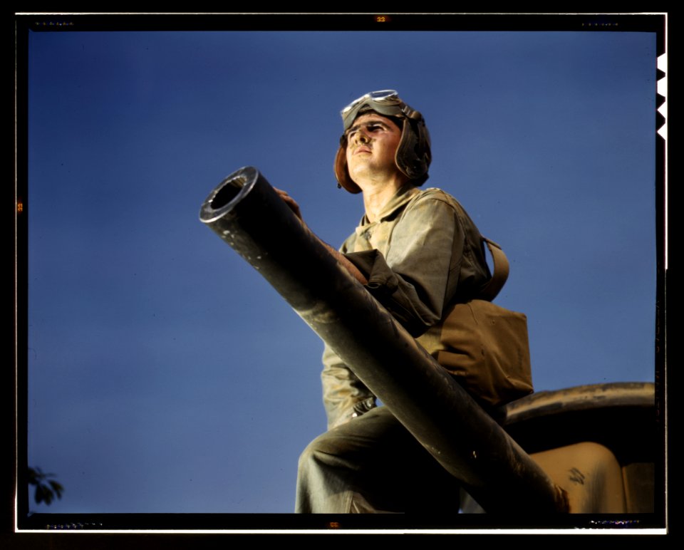 Crewman of an M3 Tank, Ft. Knox, Ky. June, 1942.