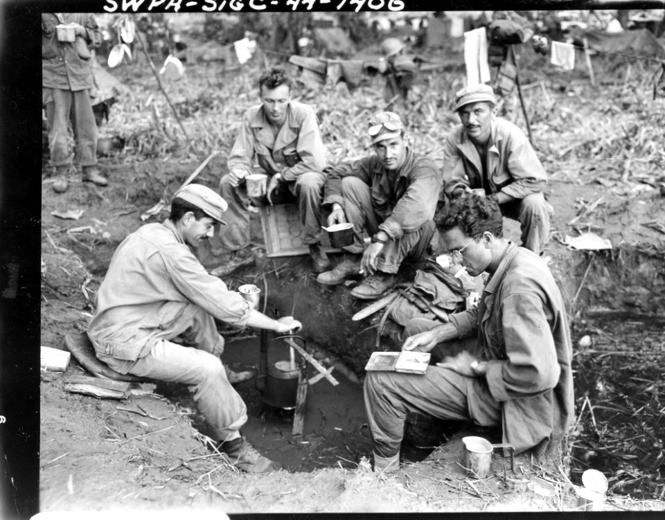 SC 190555-S - In their slit trench which is half filled wi…
