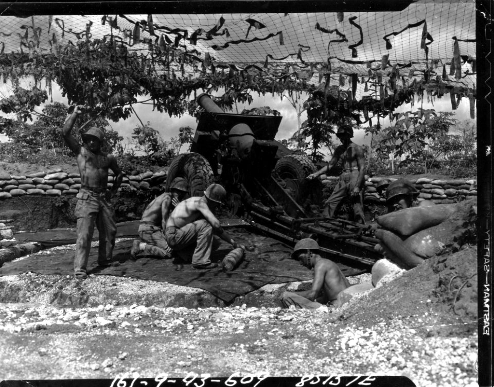 SC 187740 - 155mm Howitzer of Bty C, 192nd FA, ready for a…