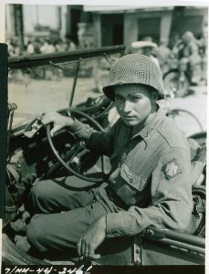 1st Lt. Clarence E. Coggins in Grenoble, France, 25 August…
