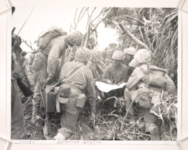 February 20, 1945: Lieutenant R.A. Tilghman of F Co., 2nd …