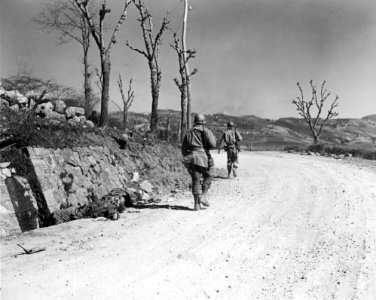 Infantrymen of the 87th Mountain Inf., 10th Mountain Div.,…