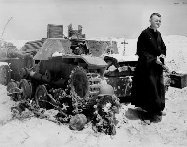 Navy Chaplain O. David Herrmann, of Omaha, Neb., attached …