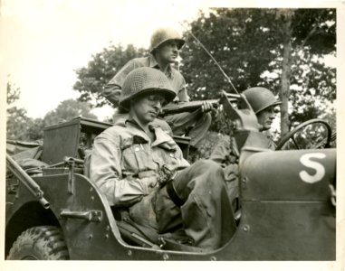 Preparing a message to be radioed back to the battalion co…