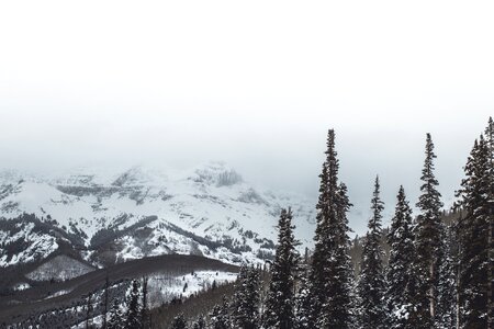 Snow alps winter photo