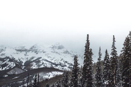 Snow alps winter