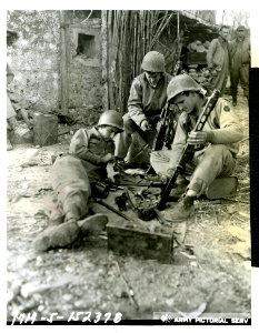 German machine guns taken with the capture of San Vittore … photo