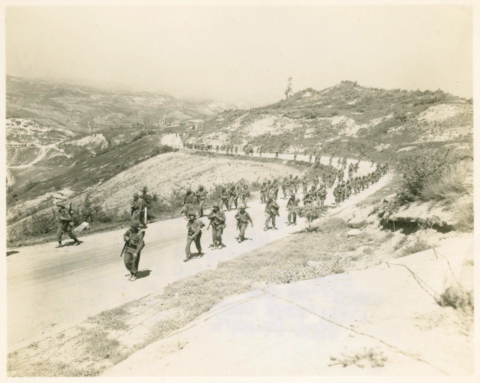 Members of Co. C, 2nd Battalion, 363rd Infantry Regiment, …