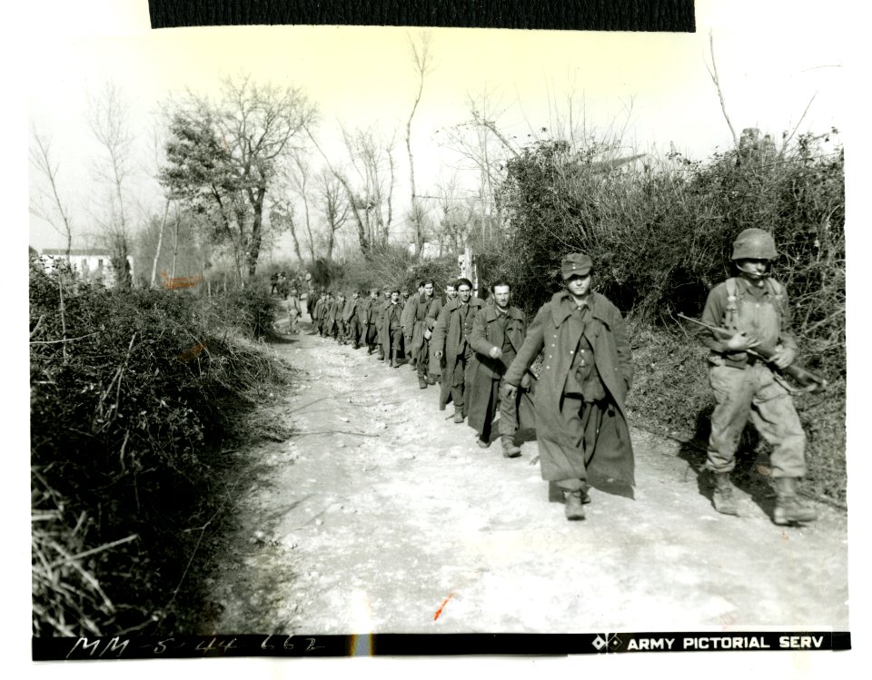 German POWs taken near Cassino, February 1944