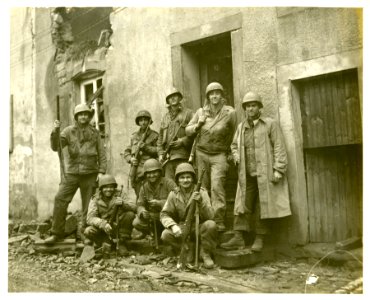 Men of the of the 357th Regiment, 90th Infantry Division p… photo