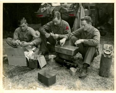 S/Sgt. Steven J. Arch, Greenwood, Wis., T/5 UNO E. Annila,…