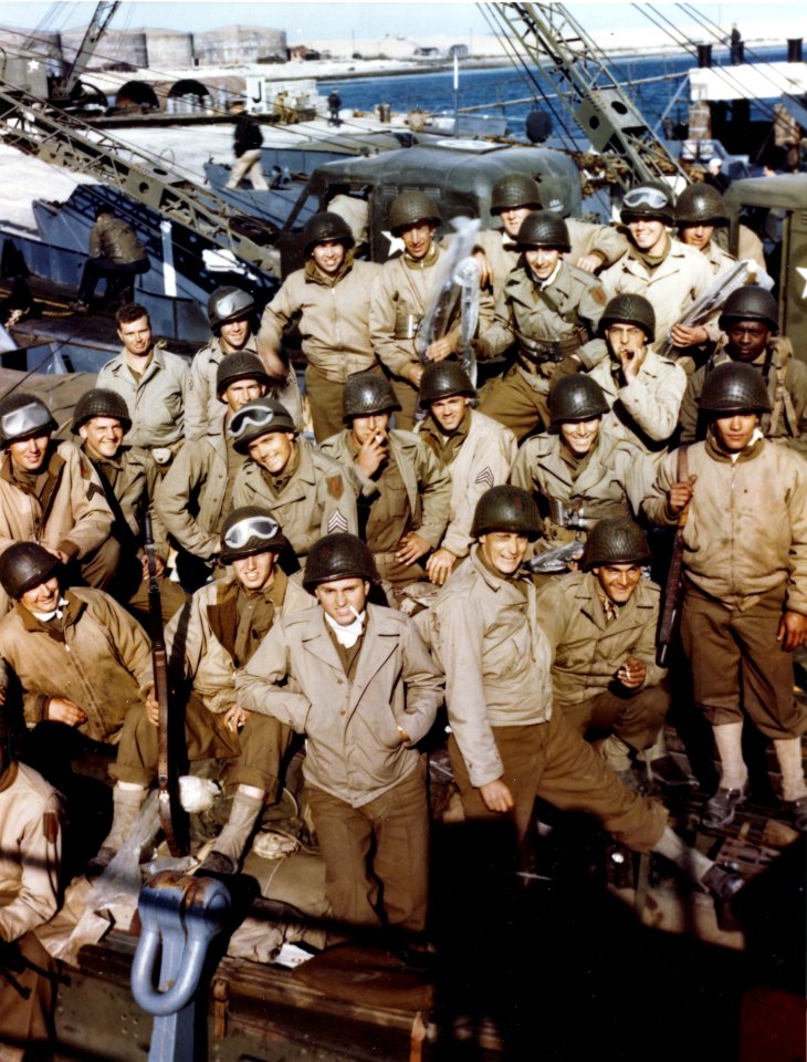 These American troops have loaded their equipment onto an …