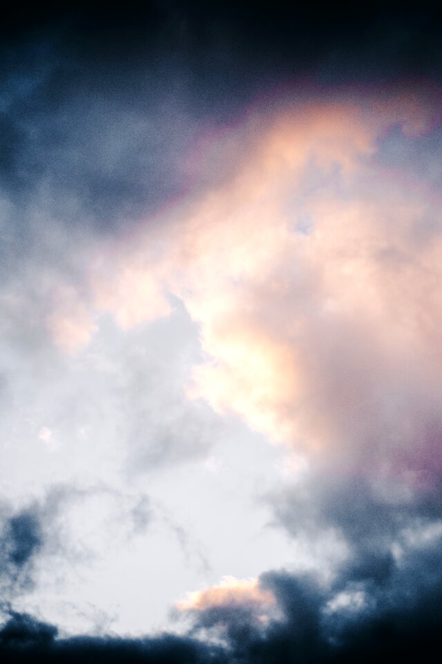 Cloudy sky dark