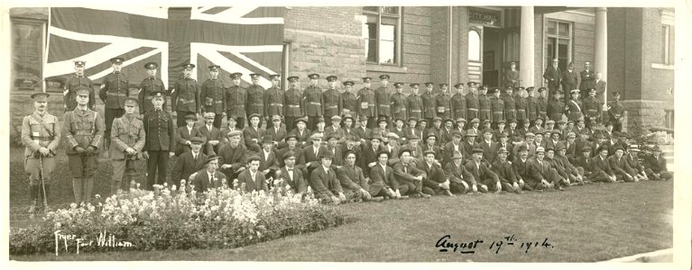 Lake Superior Regiment, August 1914 photo