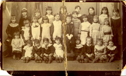 School Children, 1888 photo