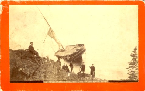 Wreck of Str. Algoma on Greenstone Island photo
