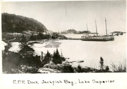 C.P.R. Dock, Jackfish Bay, Lake Superior photo