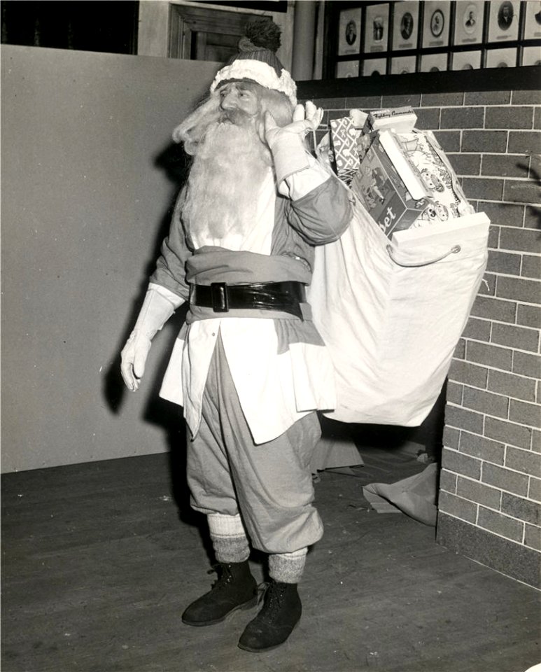 Santa comes to the Children's Christmas Party