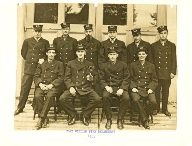 Fort William Fire Department 1909 photo