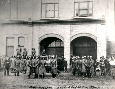 Fort William Fire Brigade, 1894 photo