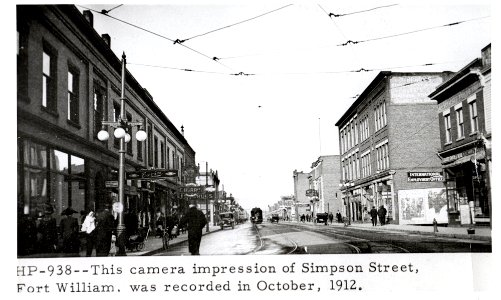 Simpson St, 1912 photo