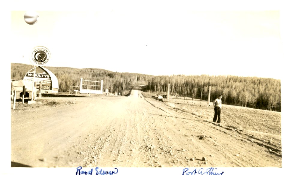 Road and Gas Station Signs