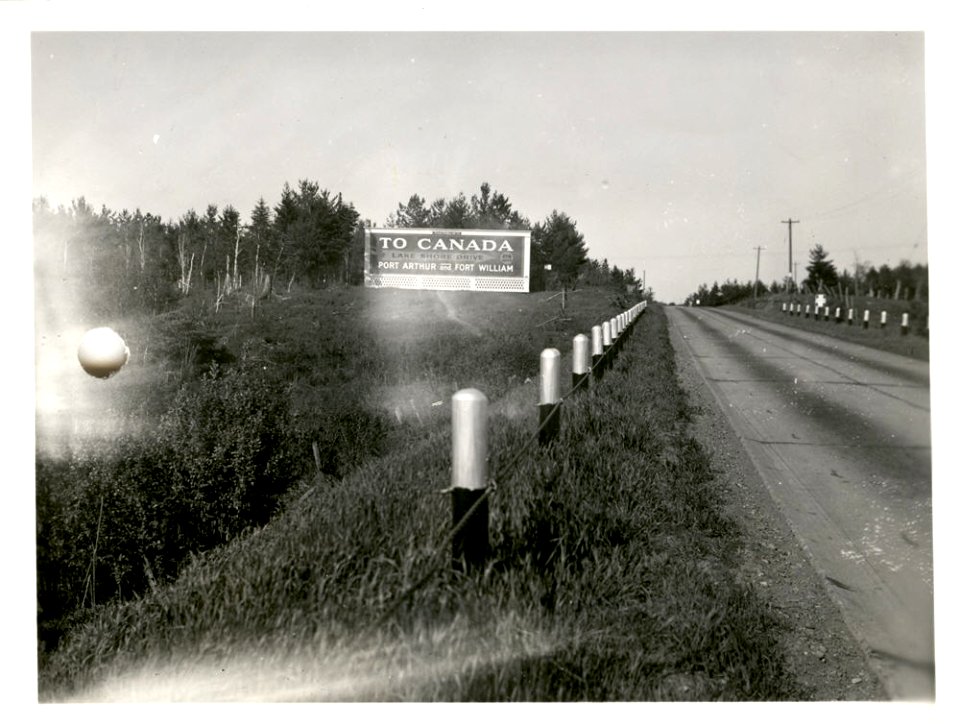 Sign: To Canada