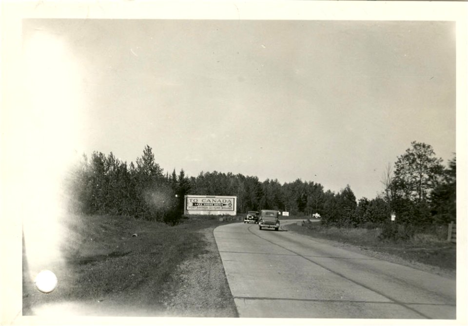 Sign: To Canada