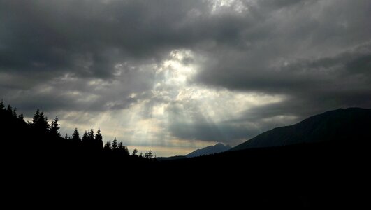 Light landscape mountains