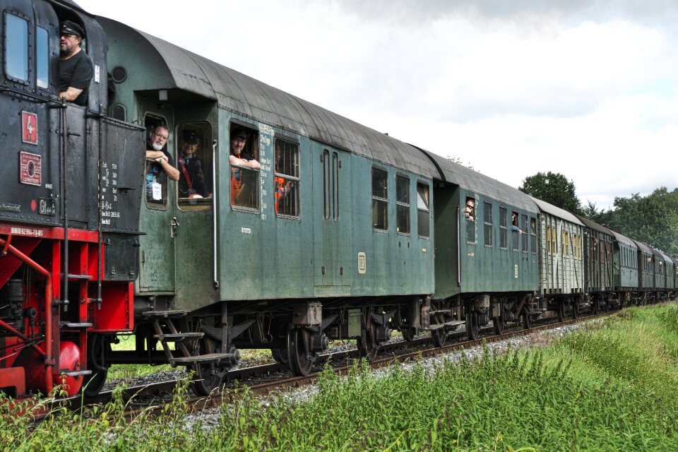 Steam locomotive museum train train