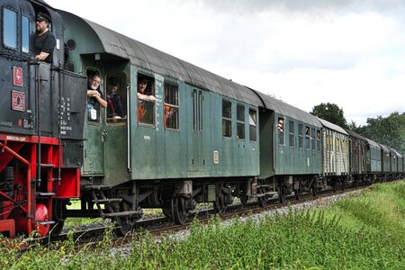 Steam locomotive museum train train