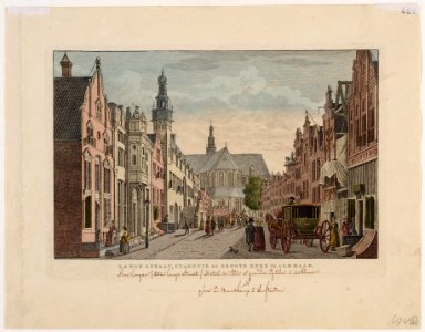 Langestraat ca. 1800 photo