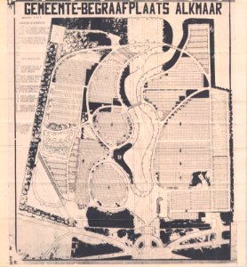 Plattegrond Algemene Begraafplaats Alkmaar