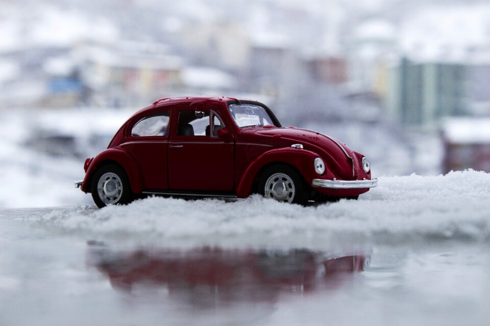Snow winter reflection