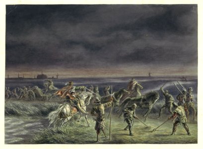 Het geschut wordt afgevoerd, oktober