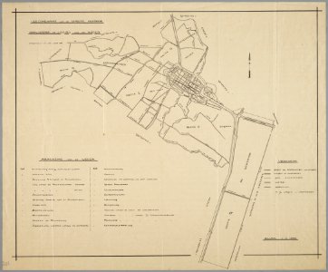 Wegenkaart Alkmaar 1821