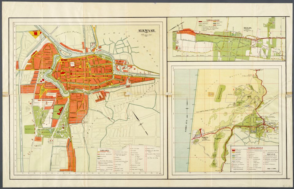 Alkmaar, Bergen (aan Zee) en Heiloo 1910