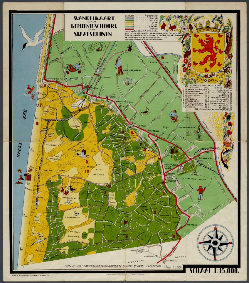 Schoorl en de Staatsduinen 1935