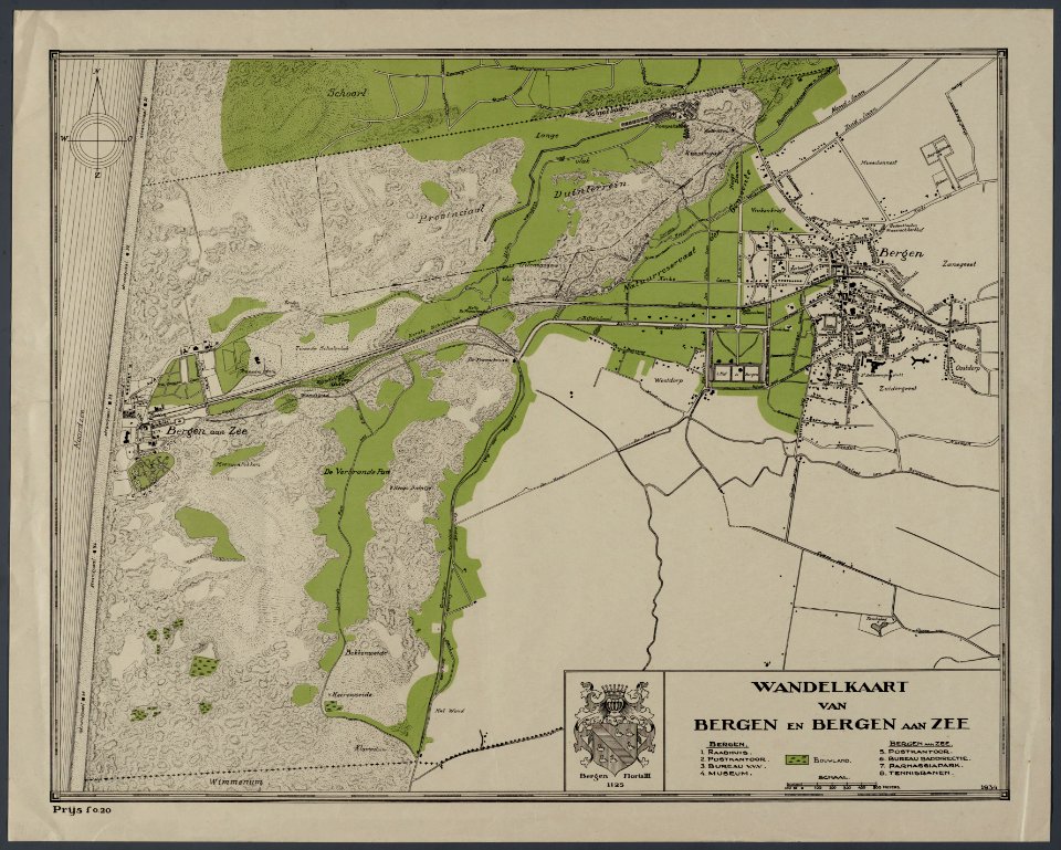 Bergen en Bergen aan Zee 1934